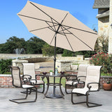 Copy of 3M Backyard Sunshade Parasol Garden Tilt Umbrella with Crank Parasols Living and Home 