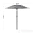 Copy of 3M Backyard Sunshade Parasol Garden Tilt Umbrella with Crank Parasols Living and Home Dark Grey 