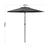 Copy of 3M Backyard Sunshade Parasol Garden Tilt Umbrella with Crank Parasols Living and Home Black 