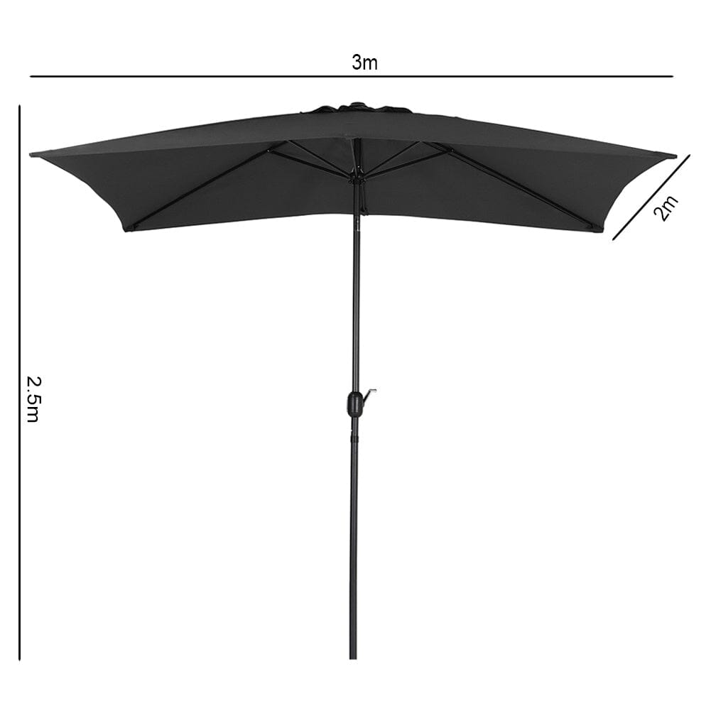 Copy of 3M Sunshade Parasol Umbrella Easy Tilt for Outdoor Market Table Parasols Living and Home 