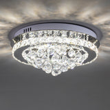 36w Crystal Ceiling Light Modern Chandeliers Lamp with Crystal Droplets Ceiling Light Living and Home 