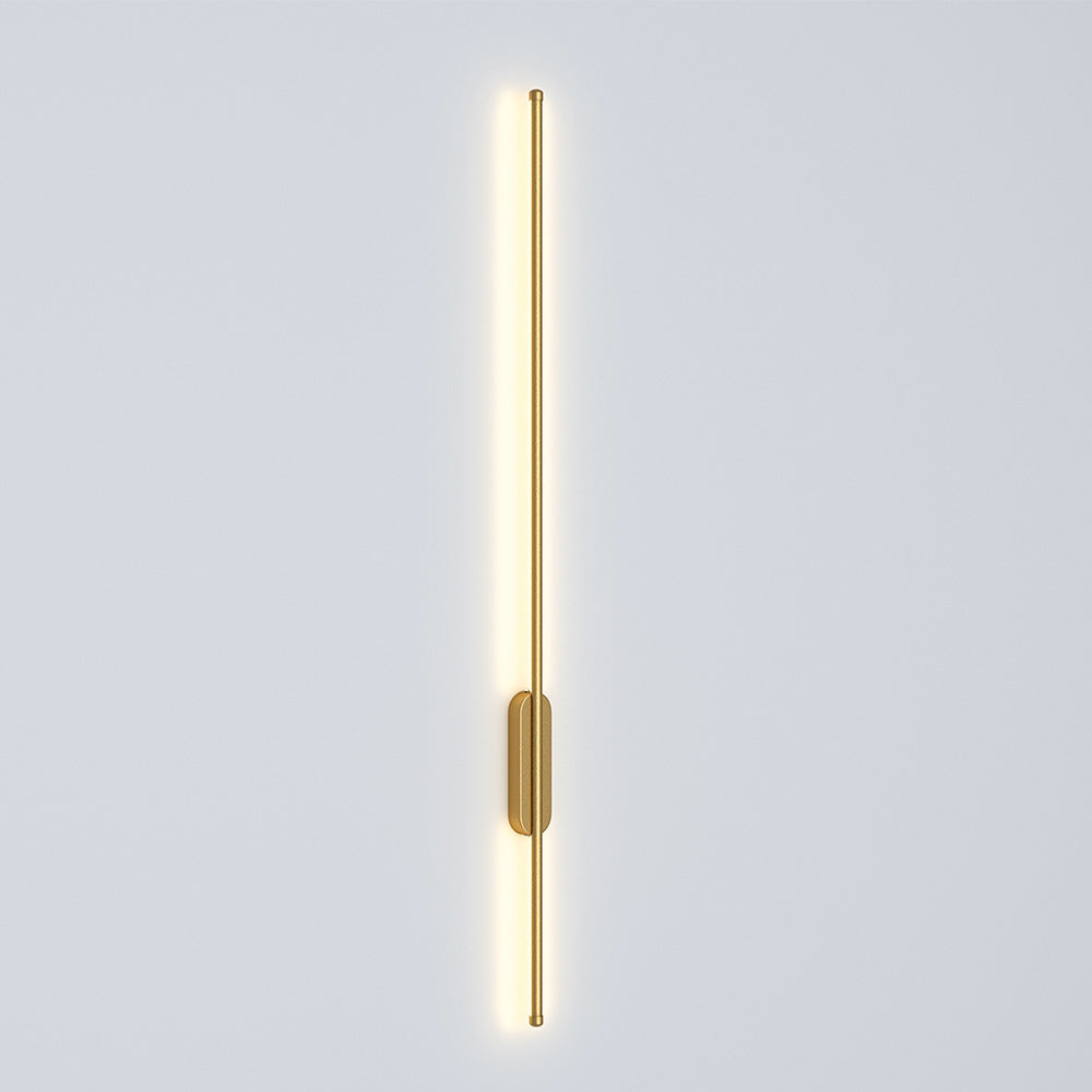 Modern Gold Aluminum Linear LED Wall Lighting Fixture 100cm Wall Lamps Living and Home 