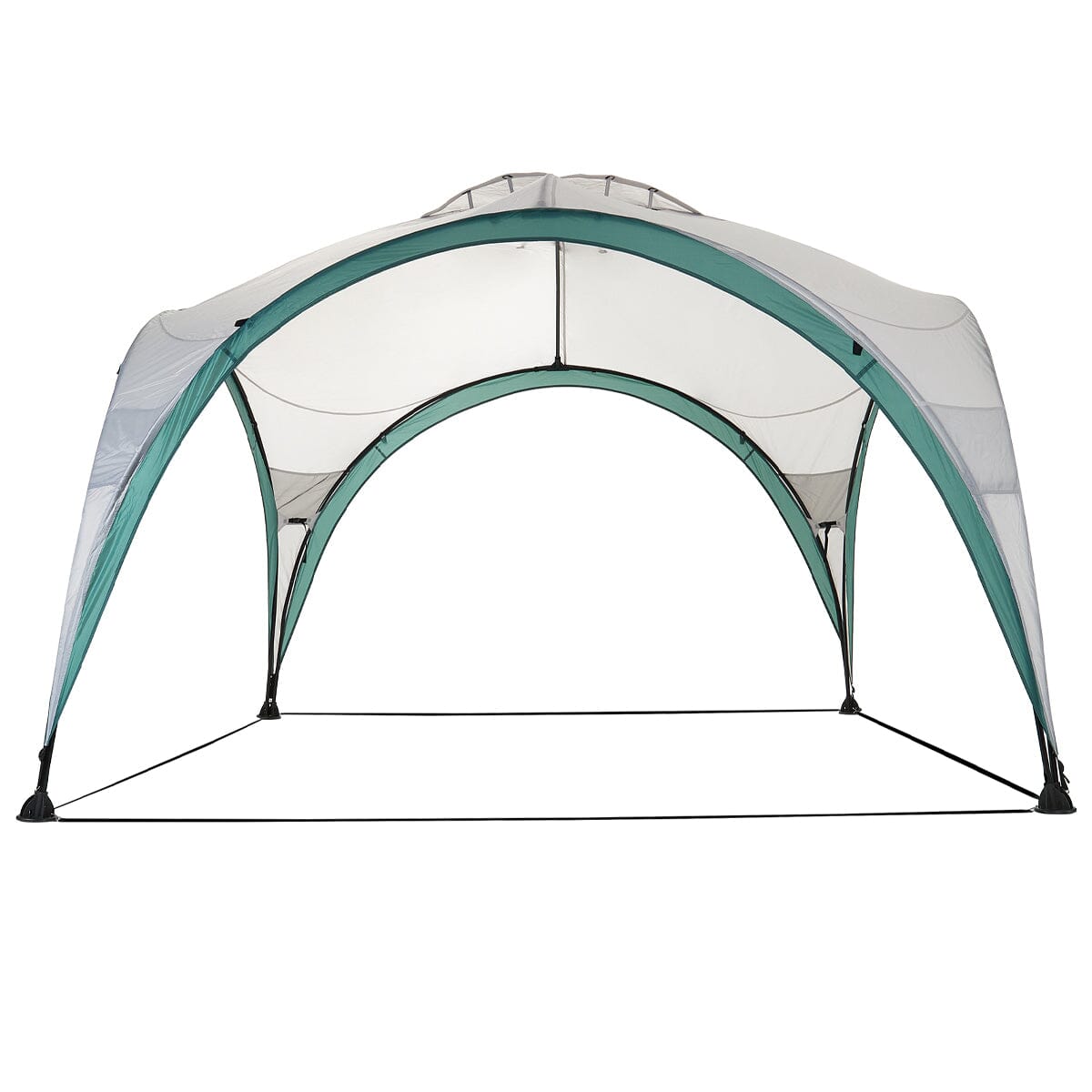 3X3m Grey and Green Outdoor Canopy Canopies & Gazebos Living and Home 