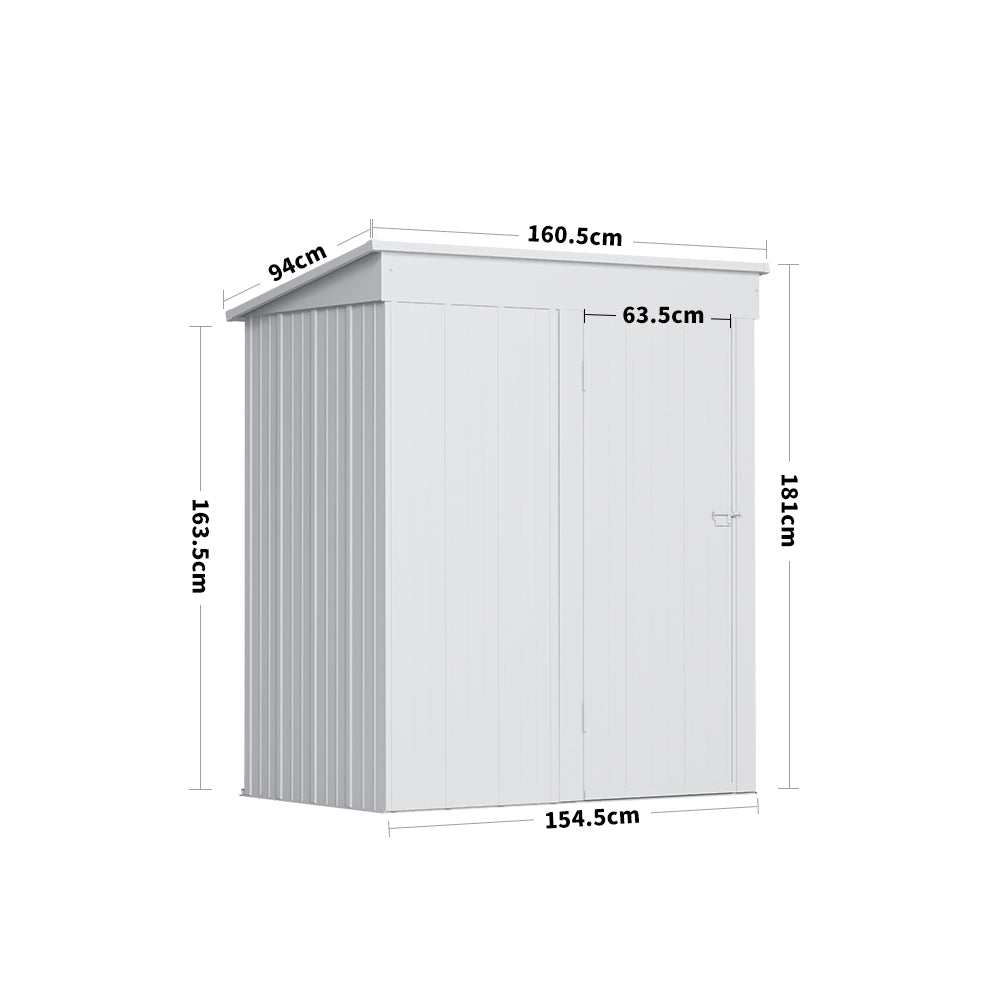 Garden Steel Shed for Outdoor, Patio, Back Yard Tool Storage Garden storage Living and Home 