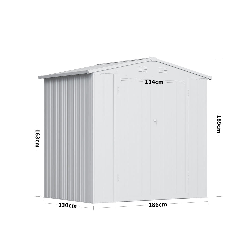 Garden Steel Shed for Outdoor, Patio, Back Yard Tool Storage Garden storage Living and Home 