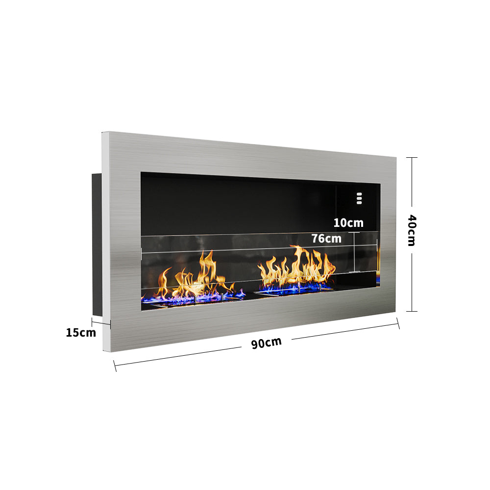 35Inch 47Inch Indoor Under TV Bio Ethanol Fireplace Wall Mounted Biofire Bio Ethanol Fireplaces Living and Home 