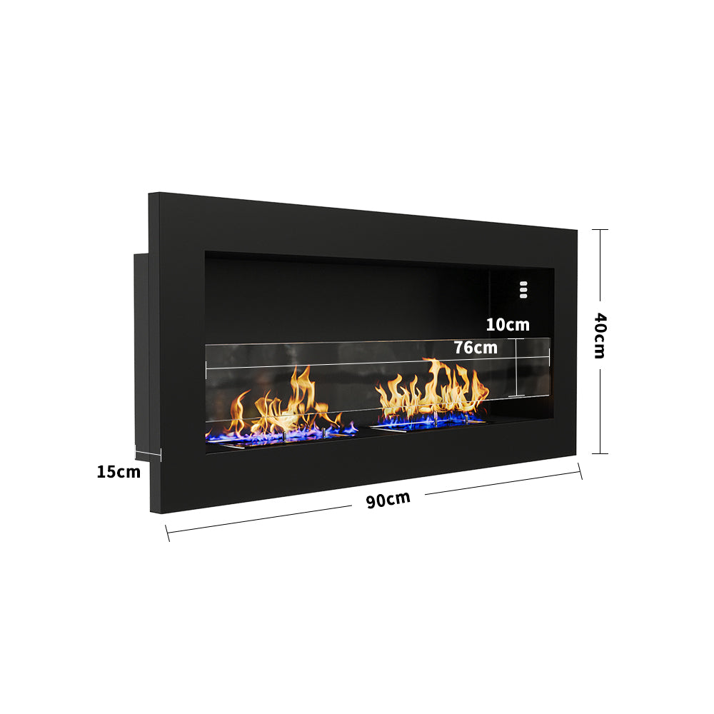 35Inch 47Inch Indoor Under TV Bio Ethanol Fireplace Wall Mounted Biofire Bio Ethanol Fireplaces Living and Home 