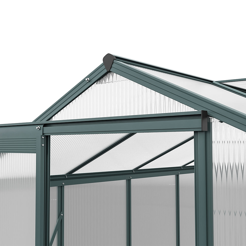 4' x 6' ft Garden Hobby Greenhouse Green Framed with Vent Garden Storages & Greenhouses Living and Home 