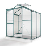 4' x 6' ft Garden Hobby Greenhouse Green Framed with Vent Garden Storages & Greenhouses Living and Home 