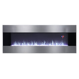 Wall Mounted Electric Fireplace with Multi-color Flames Wall Mounted Fires Living and Home 128 cm W 