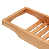 Bamboo Bath Tray for Bathroom Shower Caddies Living and Home 