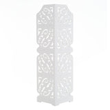 4-Tier White Corner Plant Display Stand Shelves & Racks Living and Home 