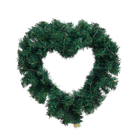 Valentine Heart-shaped Garland Artificial Hanging Decor for Christmas Christmas Living and Home 