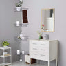 4 Tier Metal Corner Shower Shelf Wall Rack Organizer Bathroom Shower Caddies Living and Home 