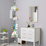 4 Tier Metal Corner Shower Shelf Wall Rack Organizer Bathroom Shower Caddies Living and Home 