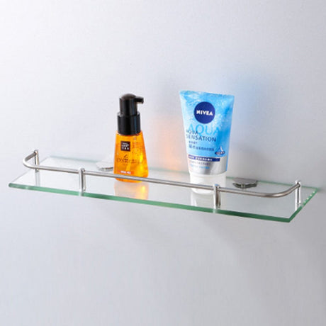 Shelf Tempered Glass 6MM Thick Storage Organizer Wall Mounted Bathroom Shower Caddies Living and Home 