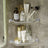 Bathroom Acrylic Corner Shelf Adhesive Shower Shelf Shower Caddies Living and Home 