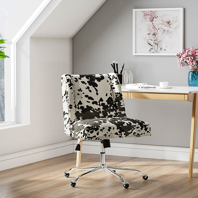 Cowhide Office Chair Office Chair Living and Home 