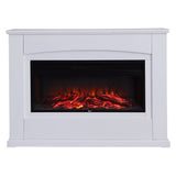 34 Inch Built In Electric Fireplace 1800W Indoor Heater Fireplaces Living and Home 