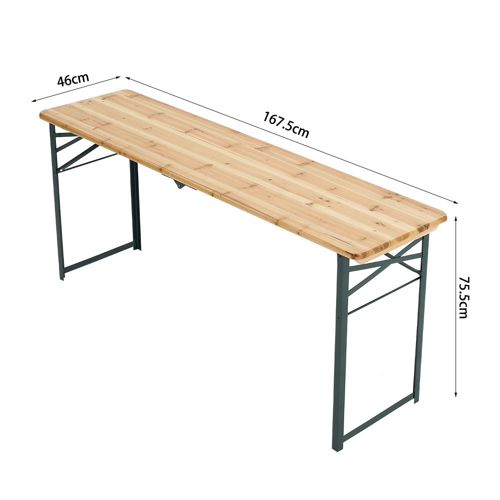 Folding Beer Table Chair Bench Set Table & Bar Stools Living and Home 