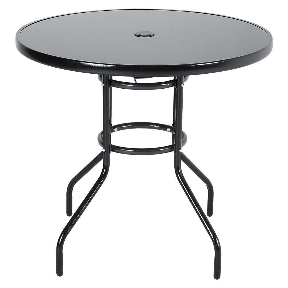 Patio Table Garden Coffee Table Dining Table with Umbrella Stand Hole Garden Dining Table Living and Home 